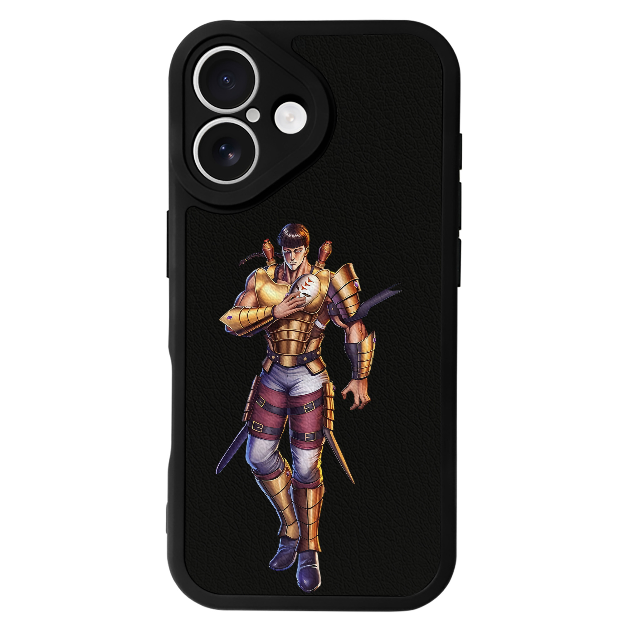 （画像用） 北斗の拳 Fist of the North Star 【iPhone 16シリーズ対応】シリコンスマホケース（レザー調） 材質：シリコン
